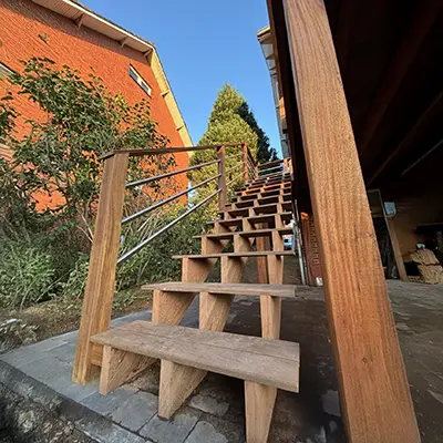 Escalier en bois